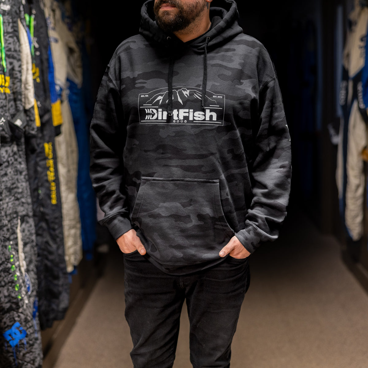 Camo Mountain Hoodie