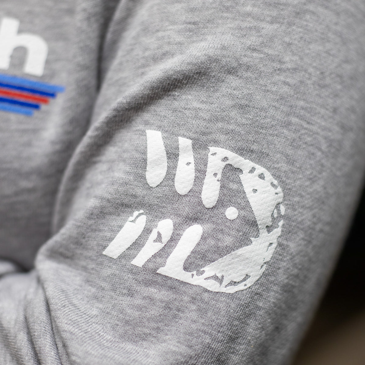 Retro Swirl Cropped Hoodie