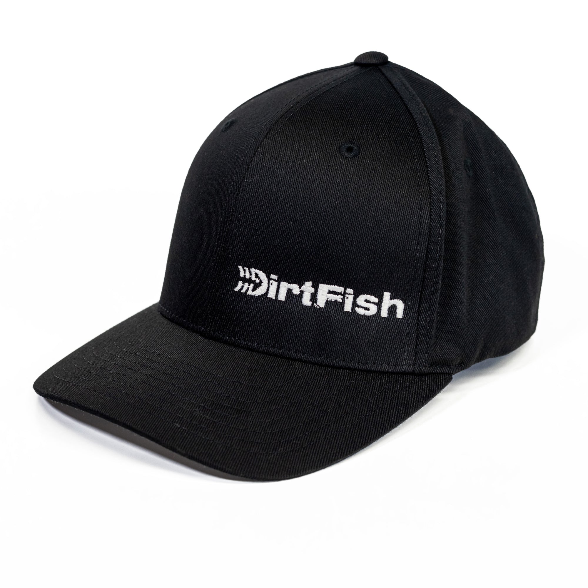 Skillfish - Black flexfit Cap - Tiny Perch Fishing Black Flexfit @ Hatstore