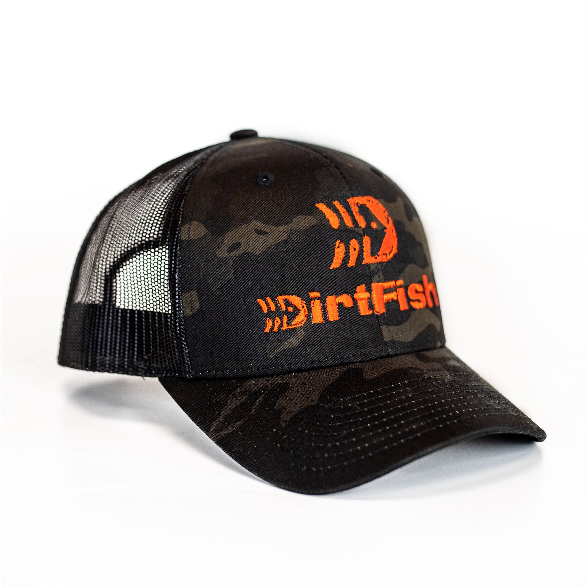 Camo Snapback Hat - DirtFish Shop